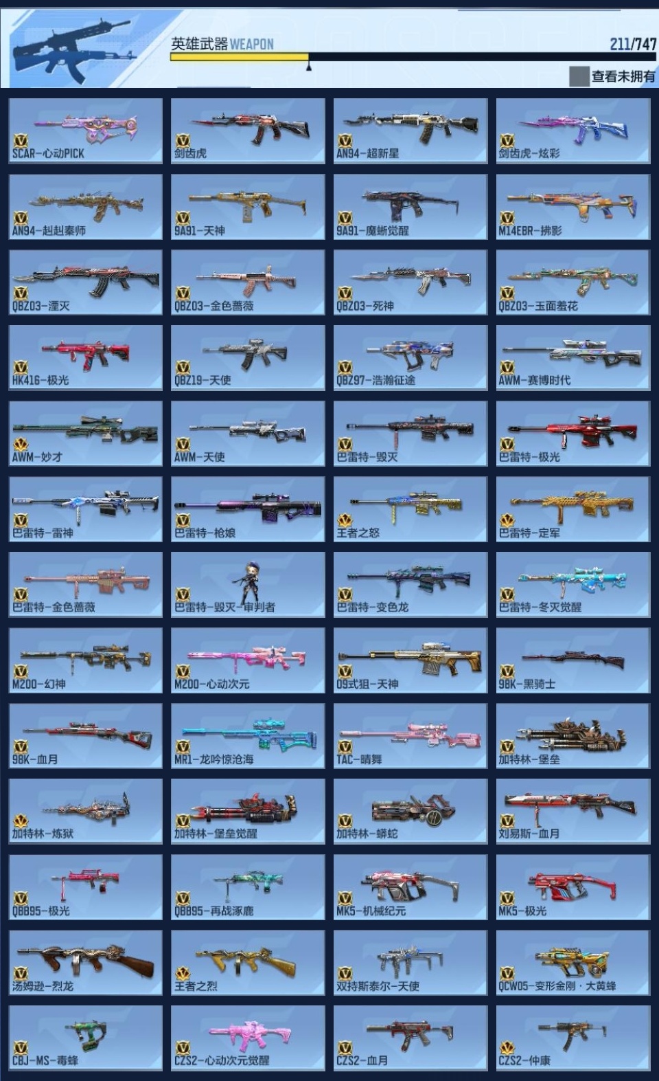 CFMWQ368535枪战王者账号详情图8 CFMWQ368535枪战王者账号详情图8