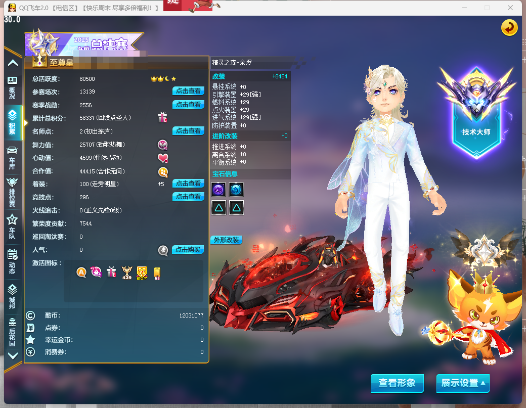 FCDLC40299QQ飞车端游账号详情图3