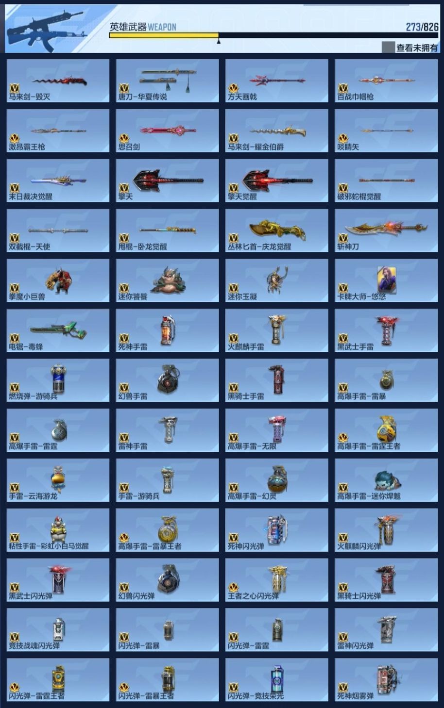 CFMZJY426474枪战王者账号详情图2