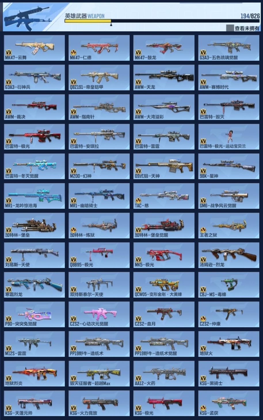 CFMZJY426473枪战王者账号详情图11