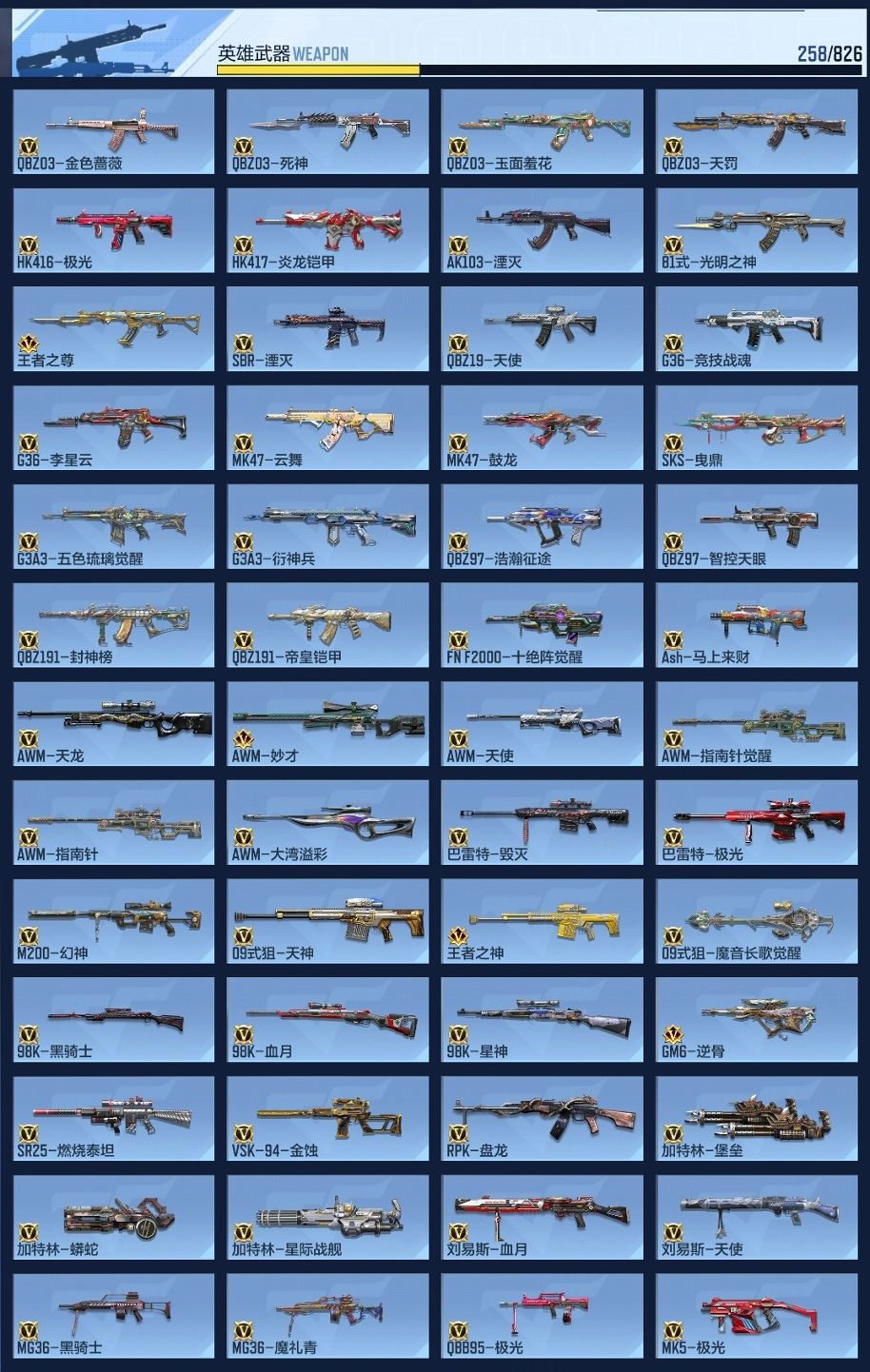 CFMZJY427001枪战王者账号详情图9