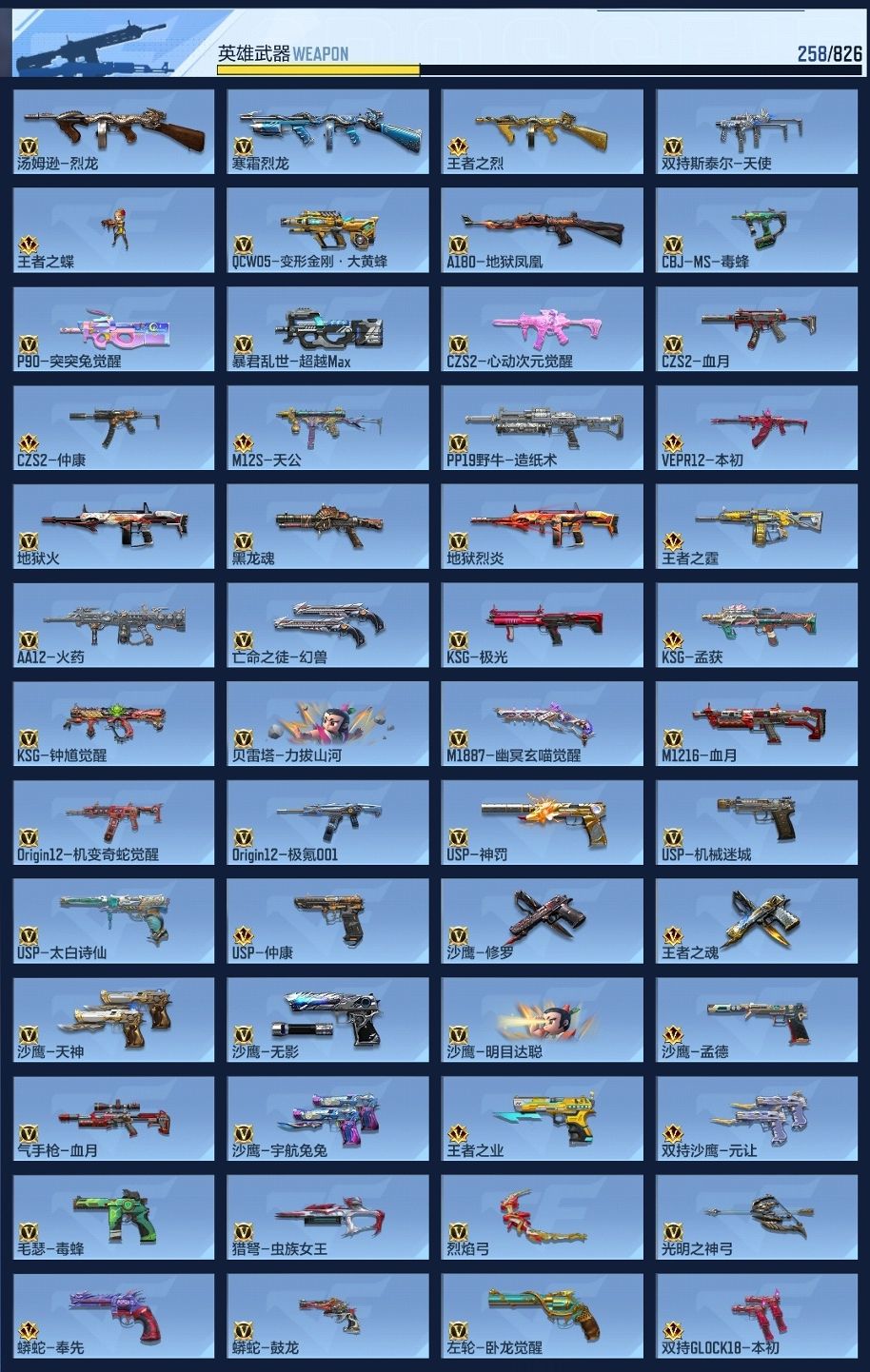 CFMZJY427001枪战王者账号详情图20