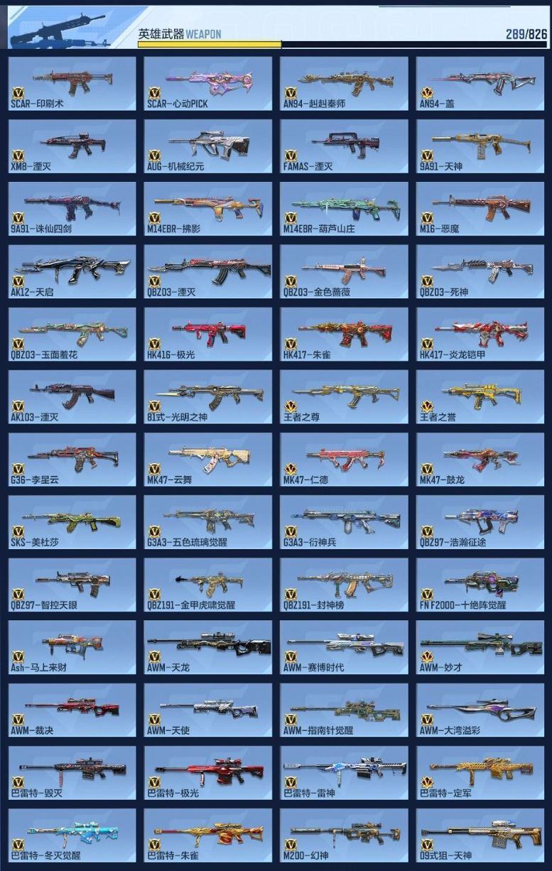 CFMZJY430534枪战王者账号详情图8