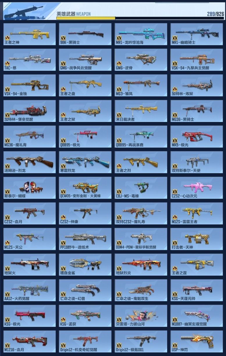 CFMZJY430534枪战王者账号详情图18