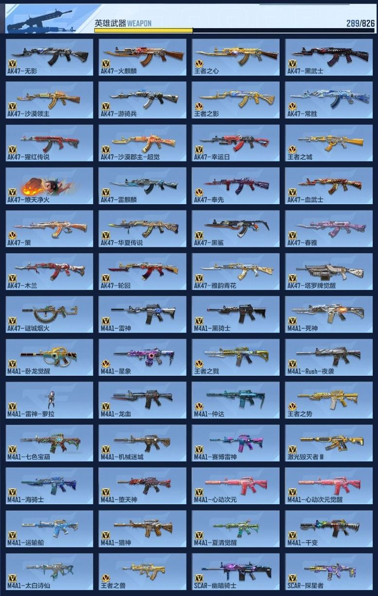 CFMZJY430534枪战王者账号详情图20