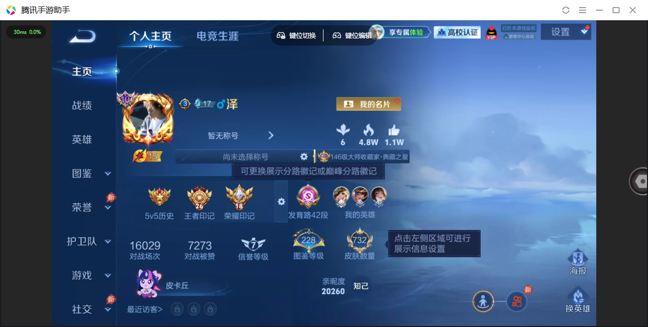 WZMMN4621785王者荣耀账号详情图14