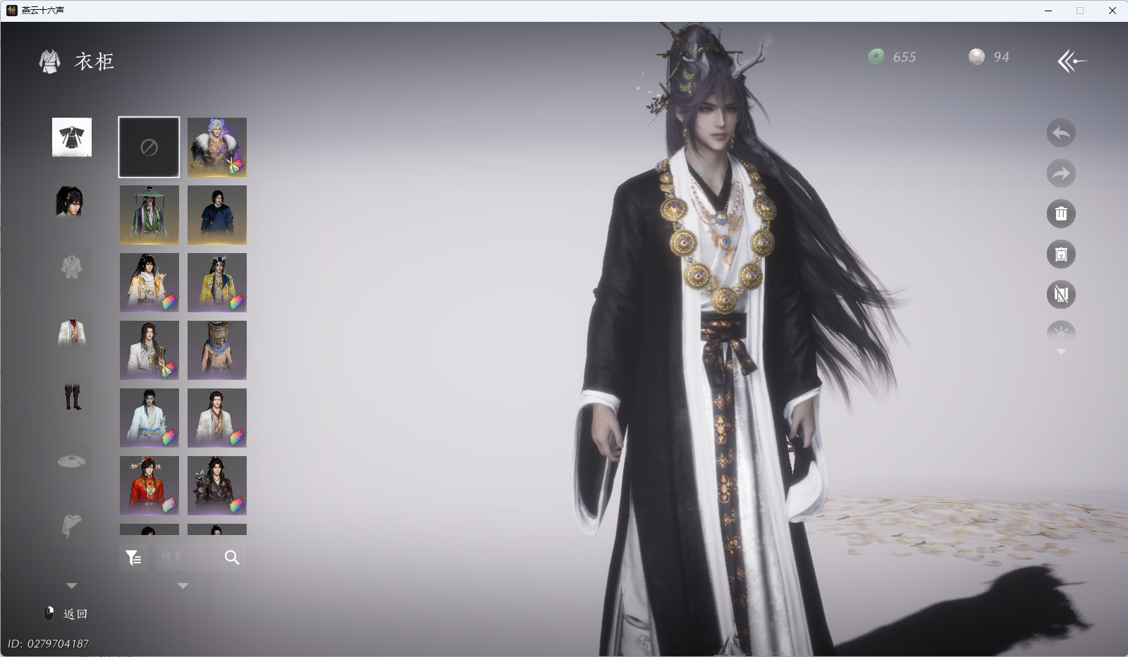 【起手账号丨莲渡幽罗+金缕生兰+龙凤缠+束华年丨】 风华值：16032 武林造诣（鹅）：19133 已用八音窍数量：3 未用八音窍数量：0 等级：97 角色性别：男 【绝境】 【无换绑CD】 【未绑定或可换绑】 【未注册】 【不支持人脸包赔】 【男】 稀有套装1 稀有发型1 套装2 稀有套装：莲渡幽罗； 稀有发型：束华年； 套装：龙凤缠，金缕生兰；63117