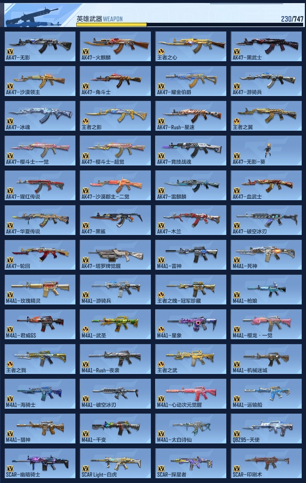 CFMWQ40273枪战王者账号详情图8