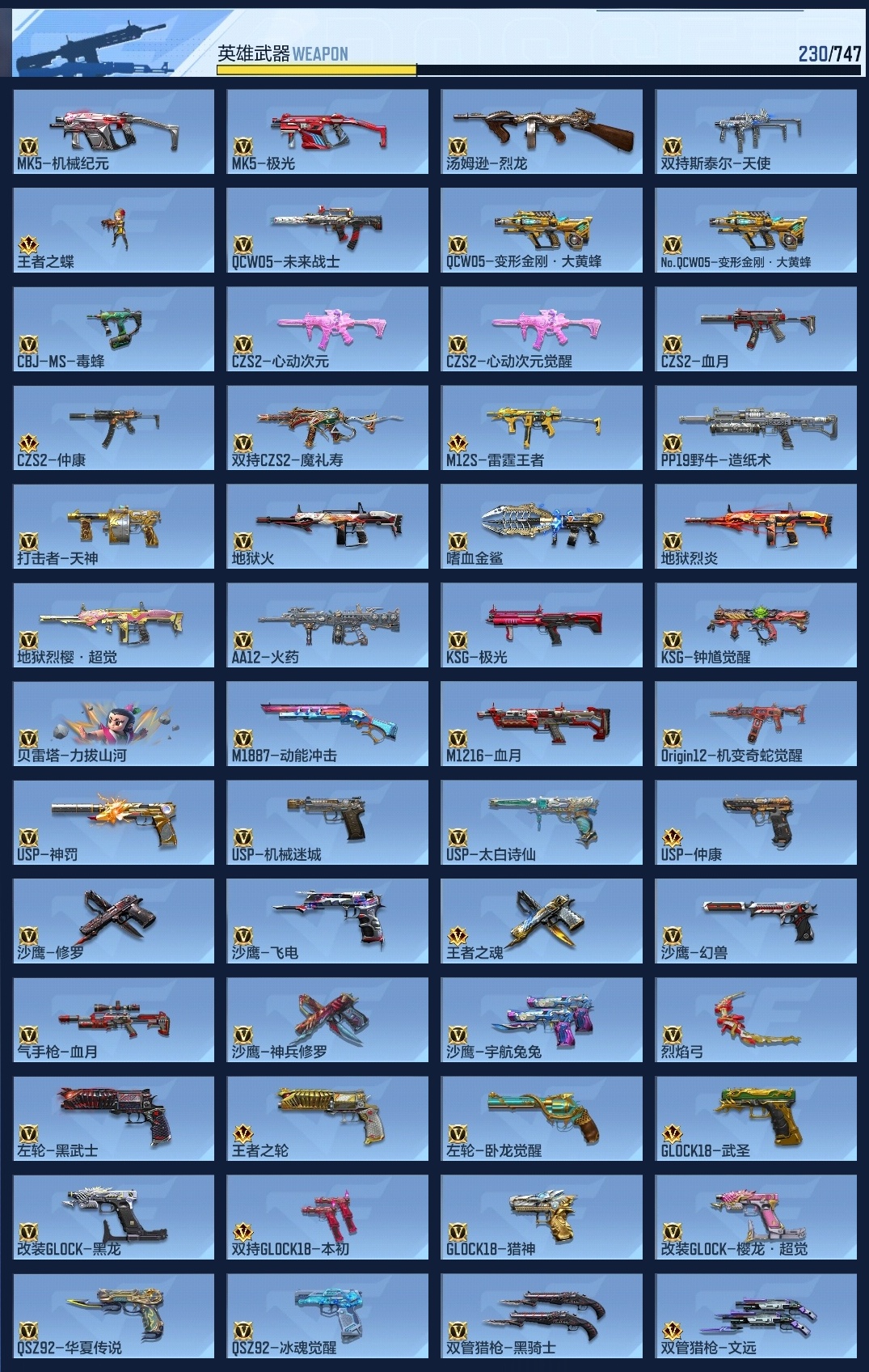 CFMWQ40273枪战王者账号详情图10