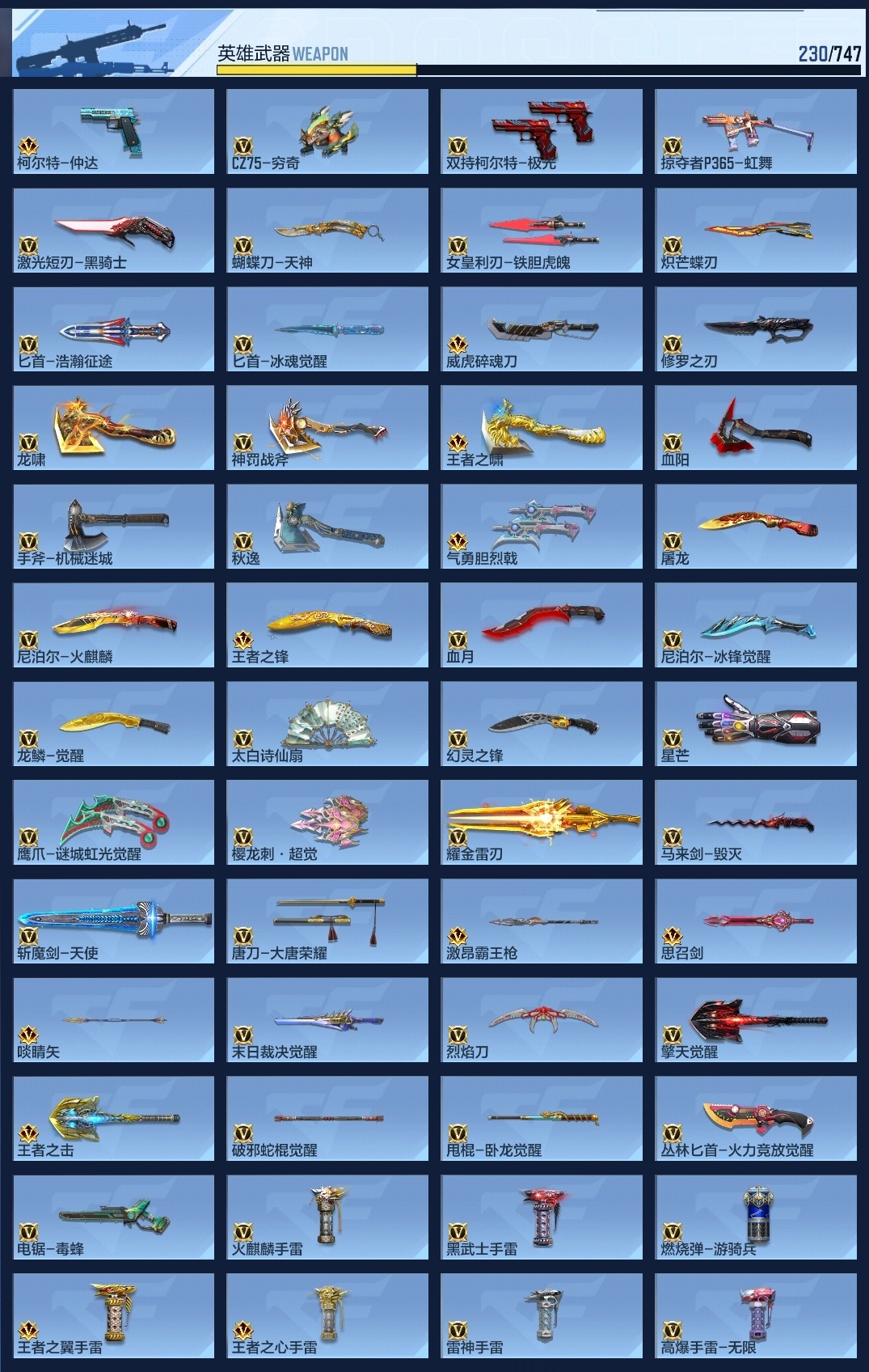 CFMWQ40273枪战王者账号详情图11