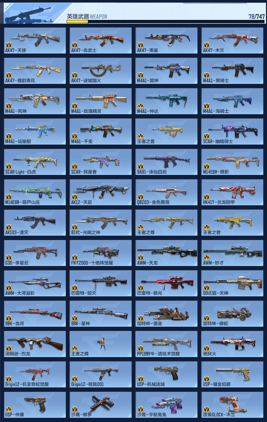 CFMWQ40291枪战王者账号详情图11