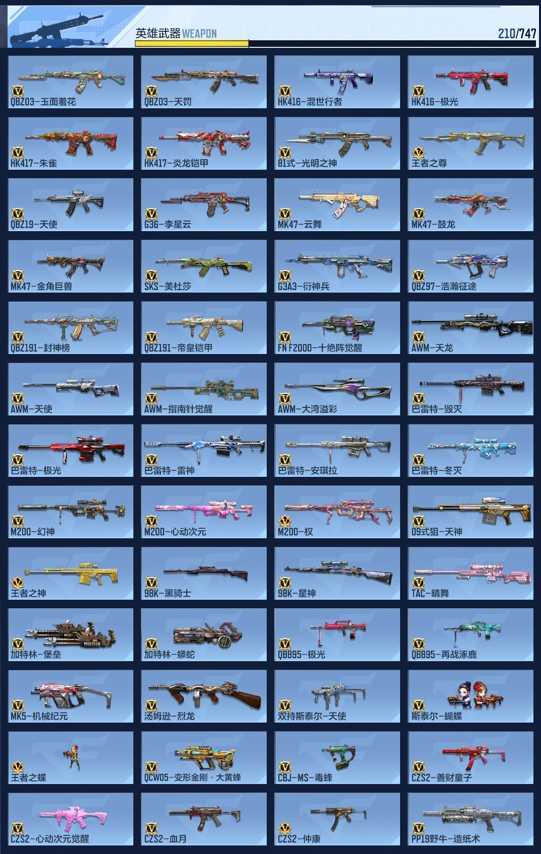 CFMWQ41855枪战王者账号详情图8