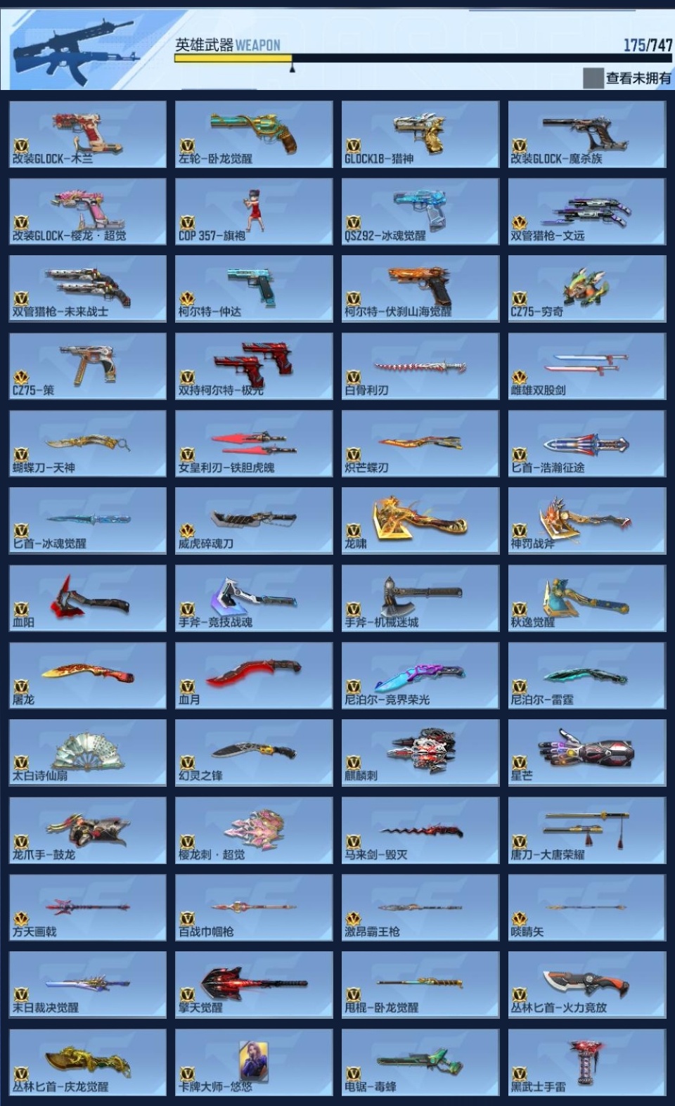 CFMWQ42674枪战王者账号详情图9