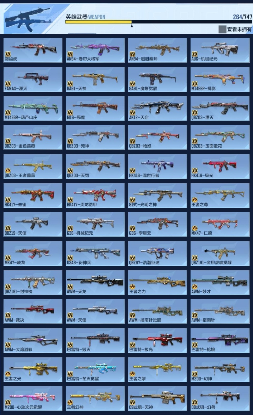 CFMWQ43450枪战王者账号详情图8