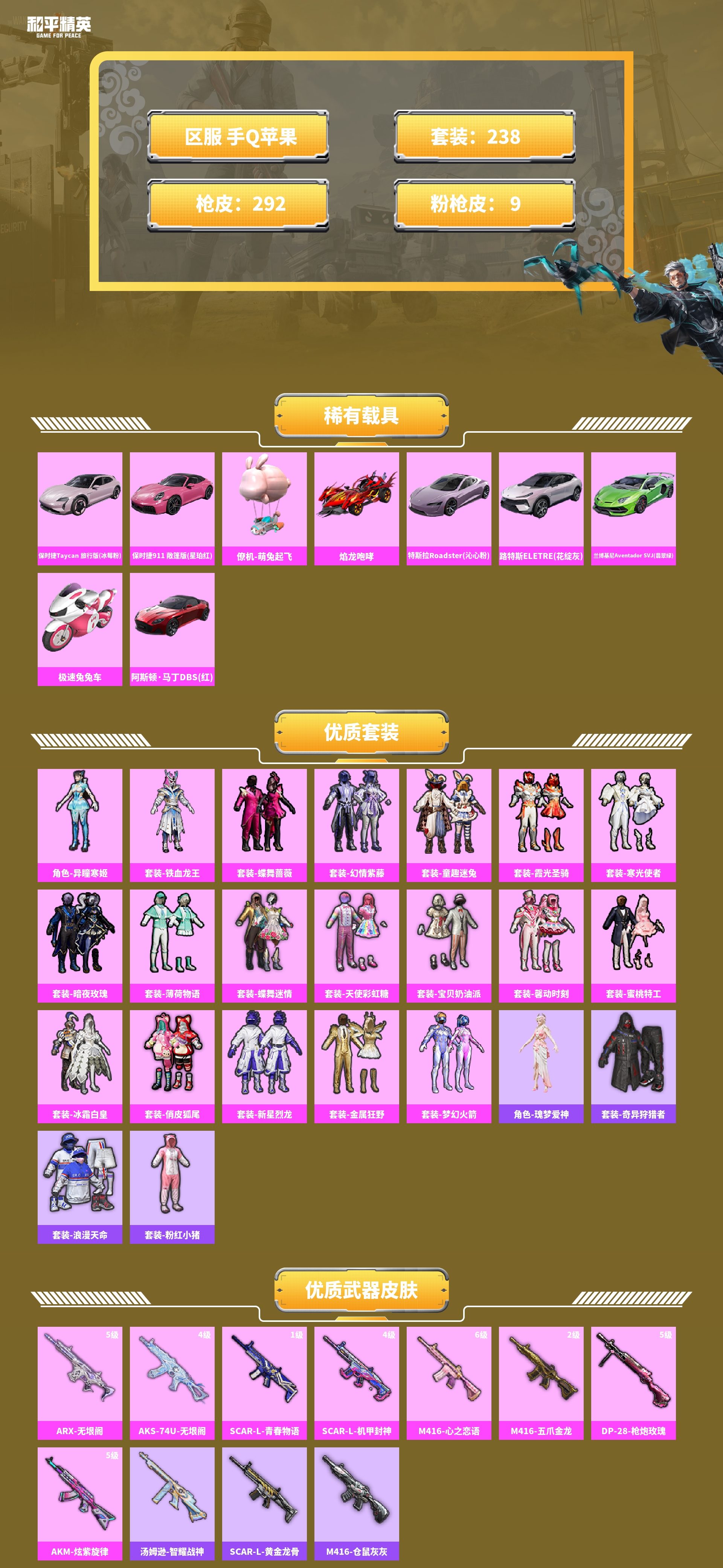 HPCMW449805和平精英账号详情图2