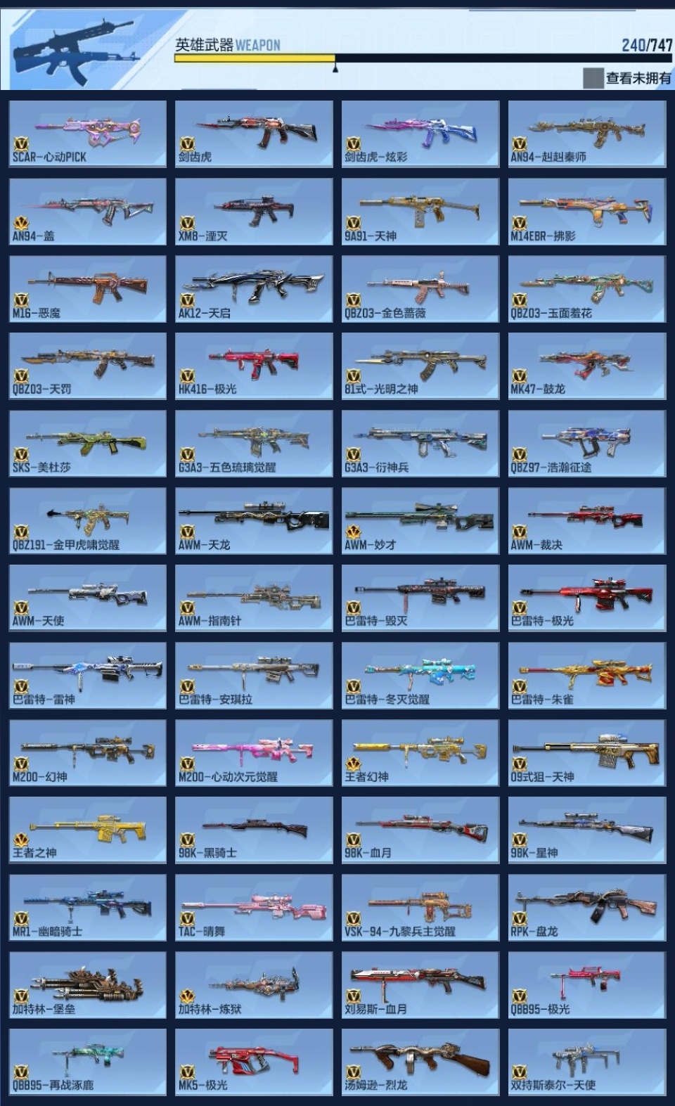 CFMWQ44863枪战王者账号详情图8