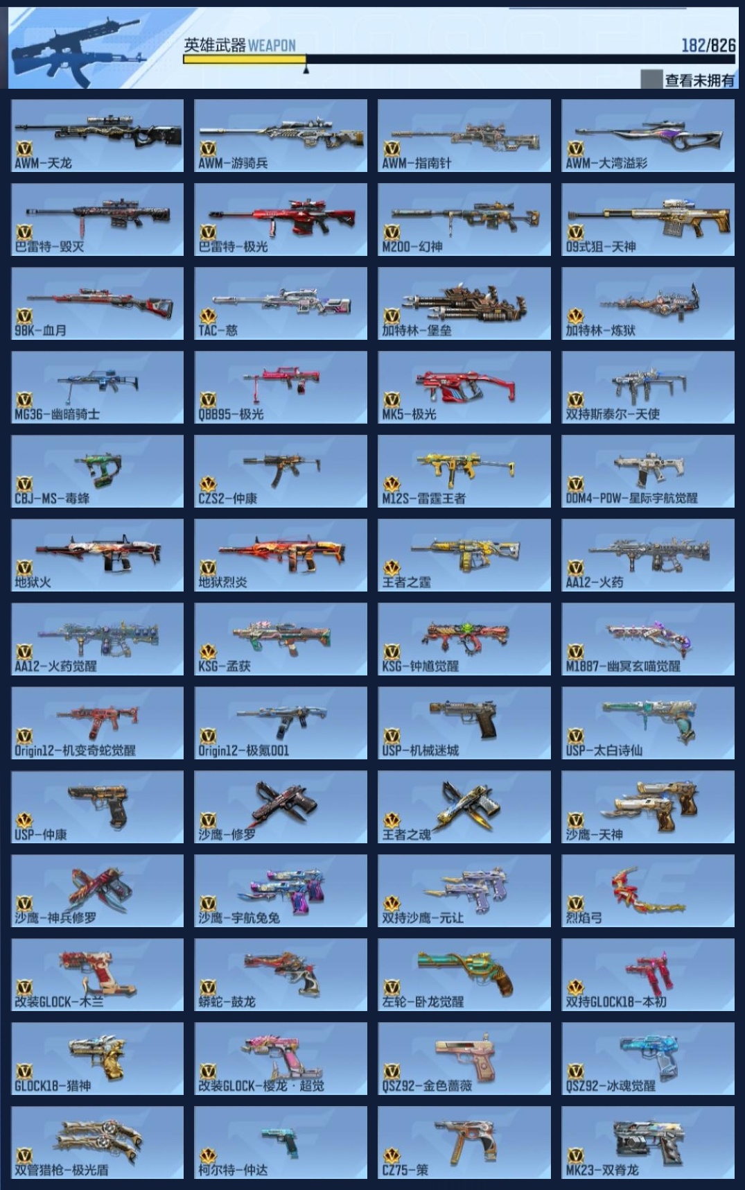 CFMWQ47612枪战王者账号详情图10