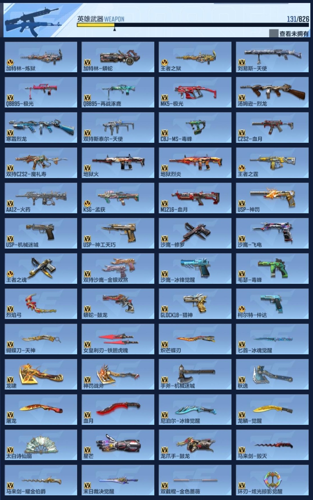 CFMWQ48889枪战王者账号详情图8