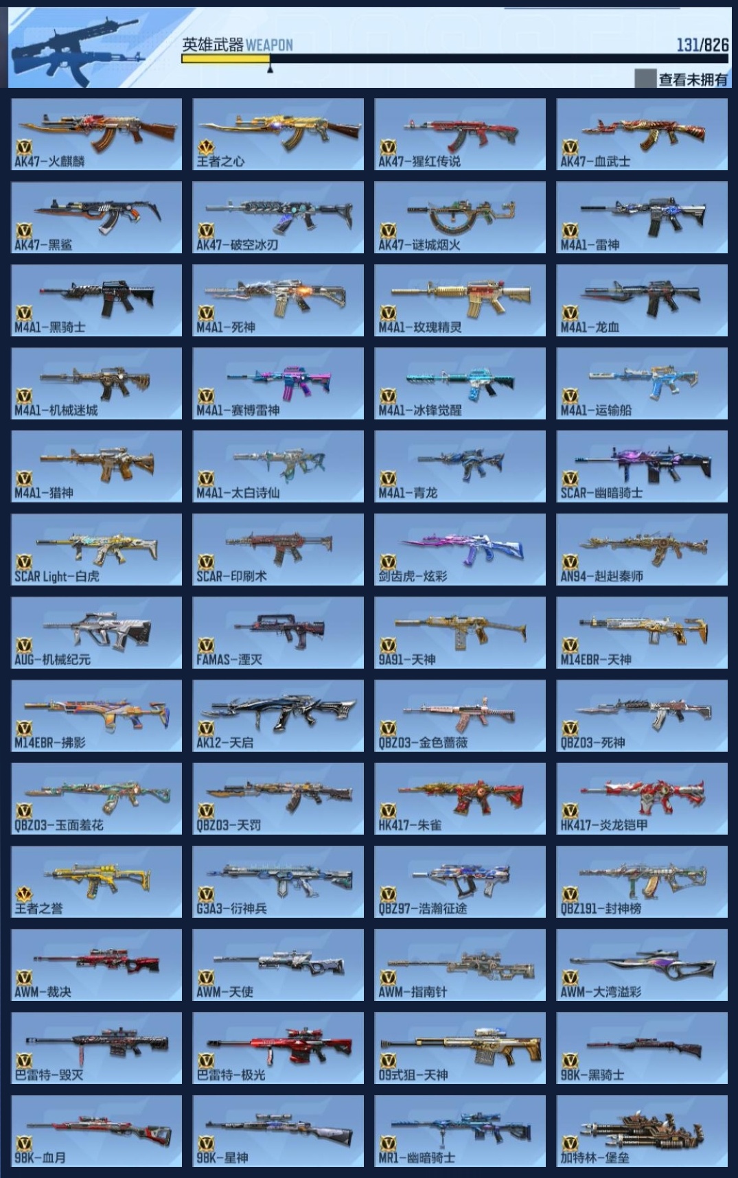 CFMWQ48889枪战王者账号详情图7