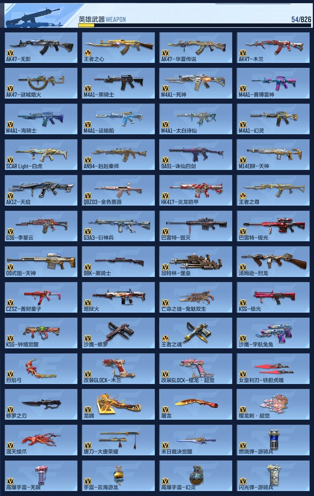 CFMWQ49309枪战王者账号详情图10