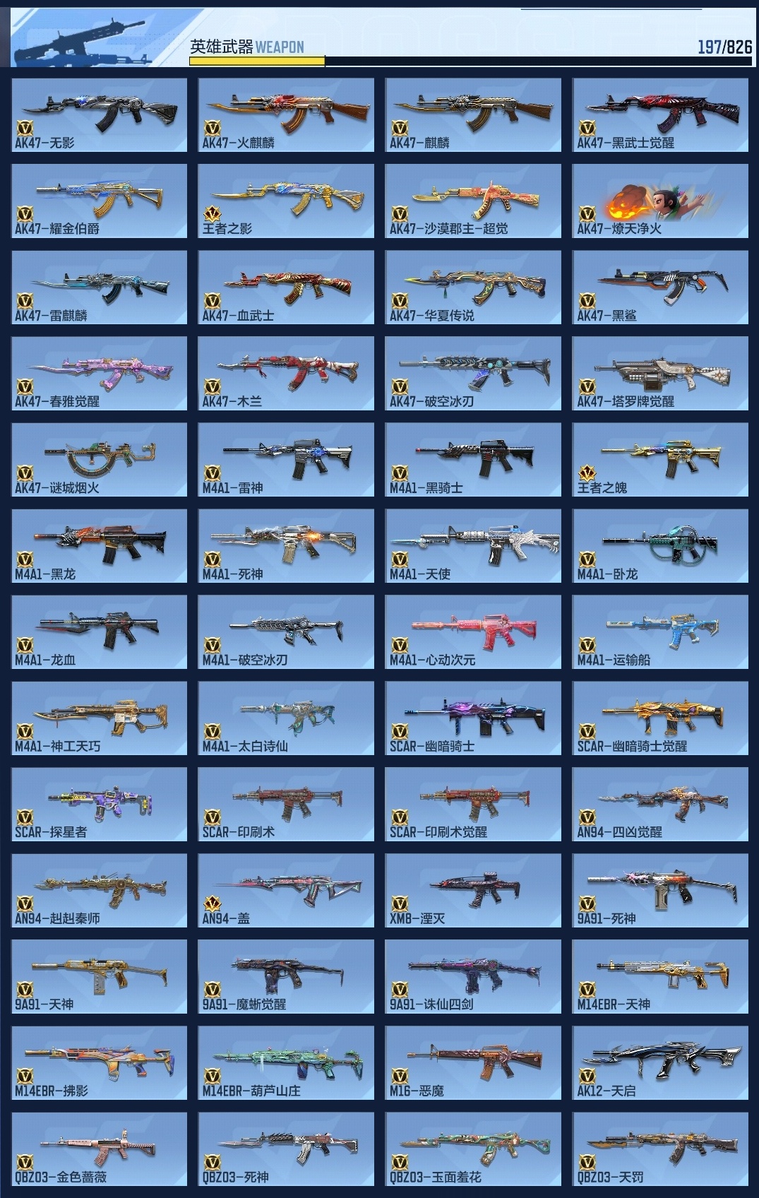 CFMWQ49297枪战王者账号详情图16