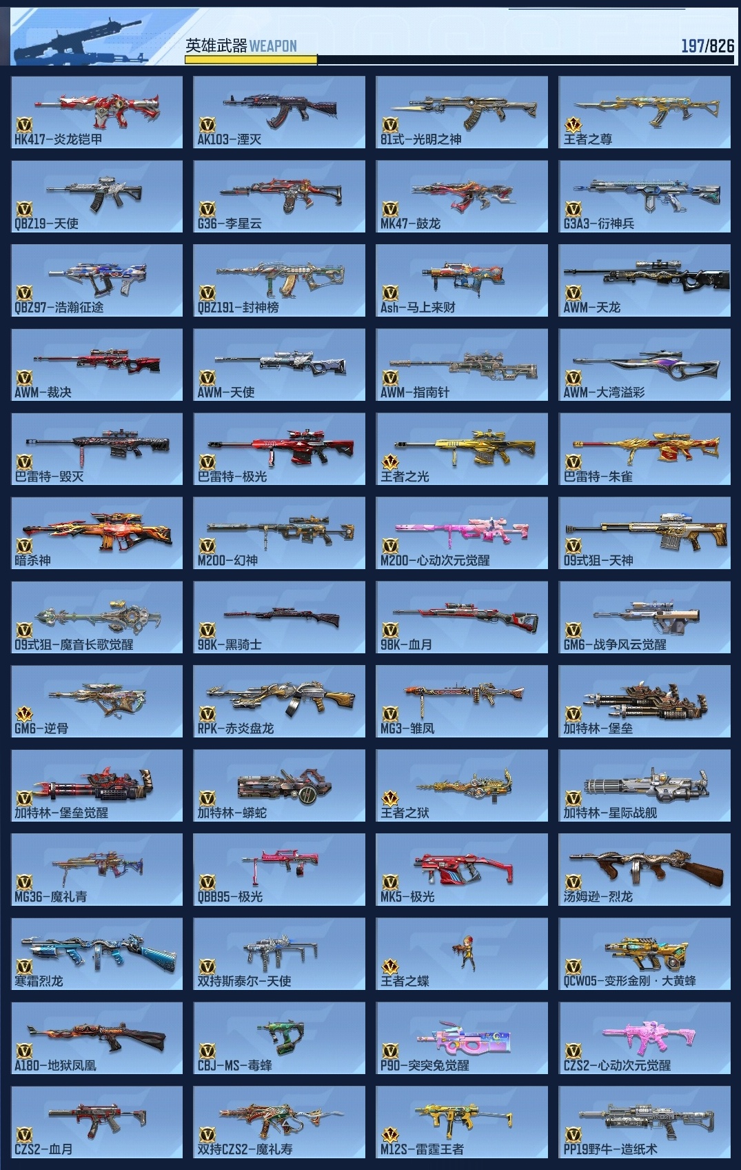 CFMWQ49297枪战王者账号详情图17