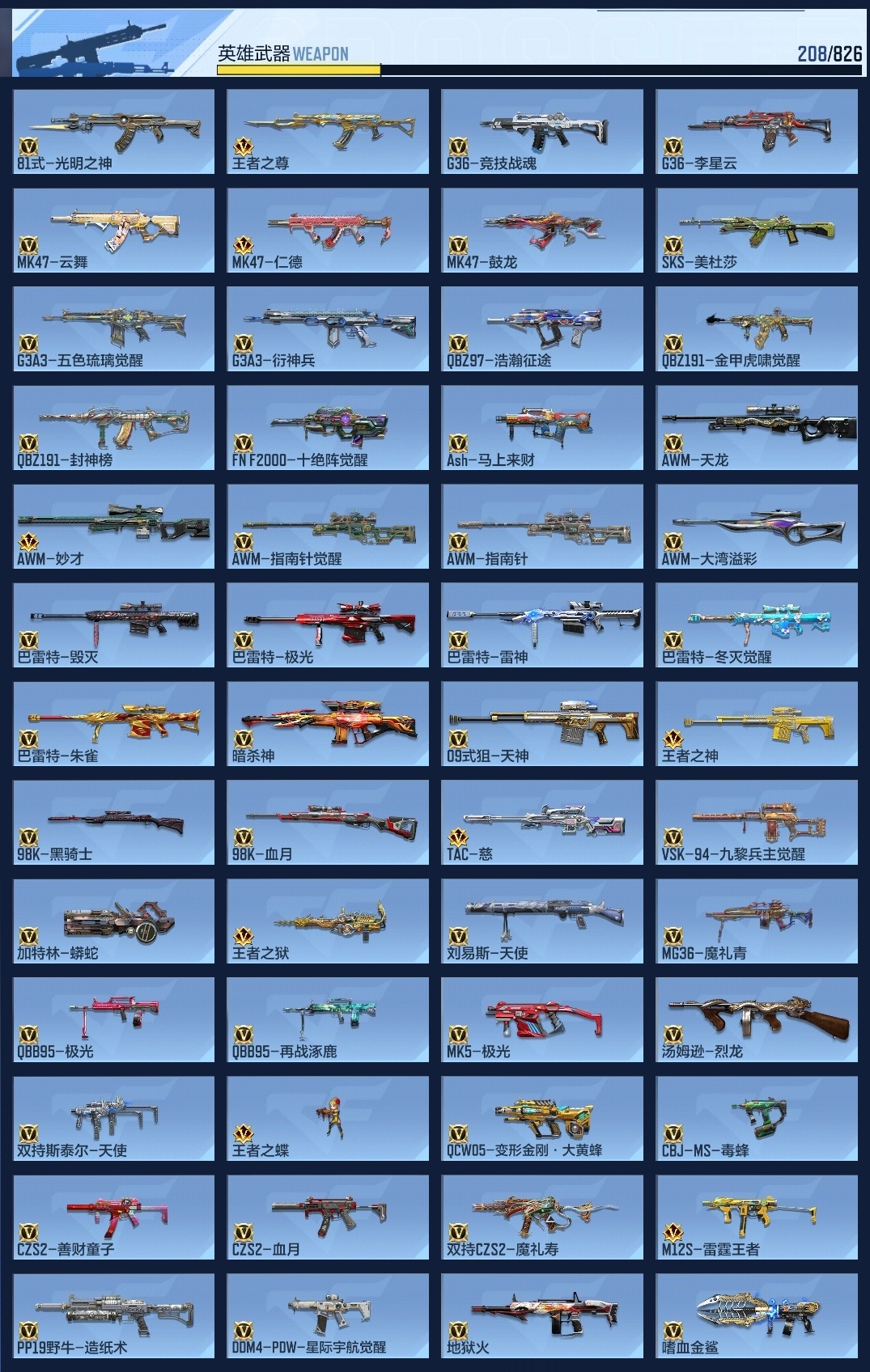 CFMWQ413100枪战王者账号详情图15