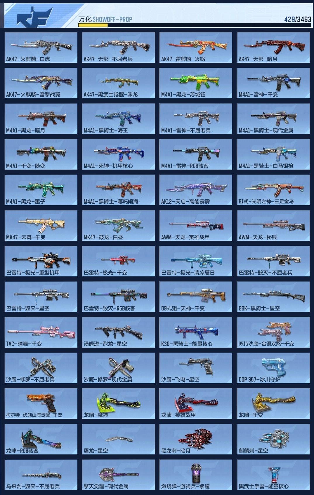 CFMWQ414237枪战王者账号详情图7