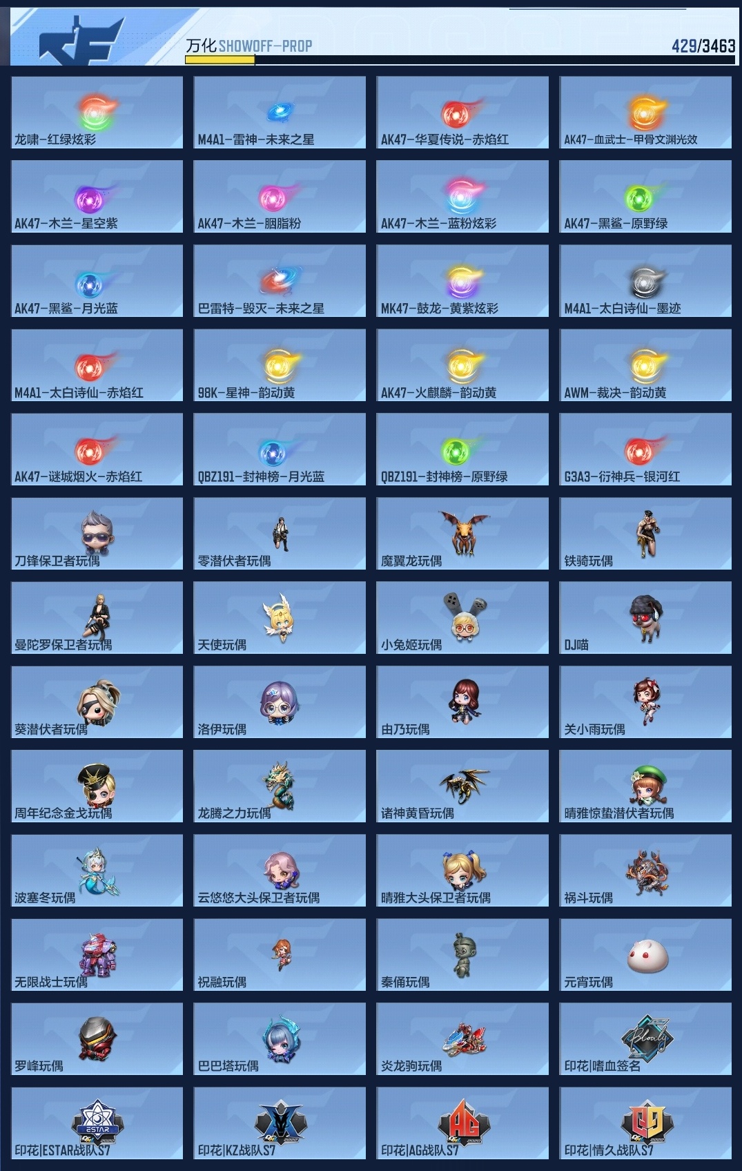 CFMWQ414237枪战王者账号详情图9