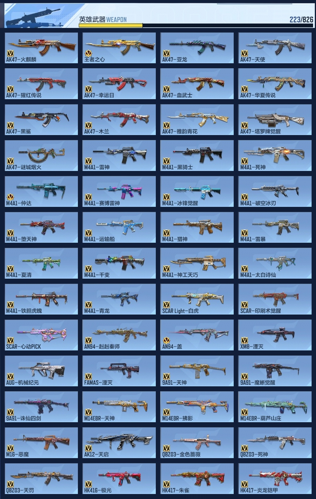 CFMWQ414237枪战王者账号详情图16