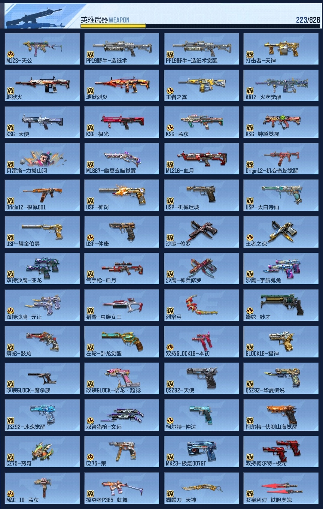 CFMWQ414237枪战王者账号详情图18