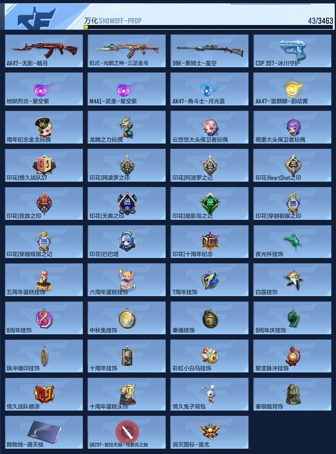 CFMWQ415673枪战王者账号详情图8