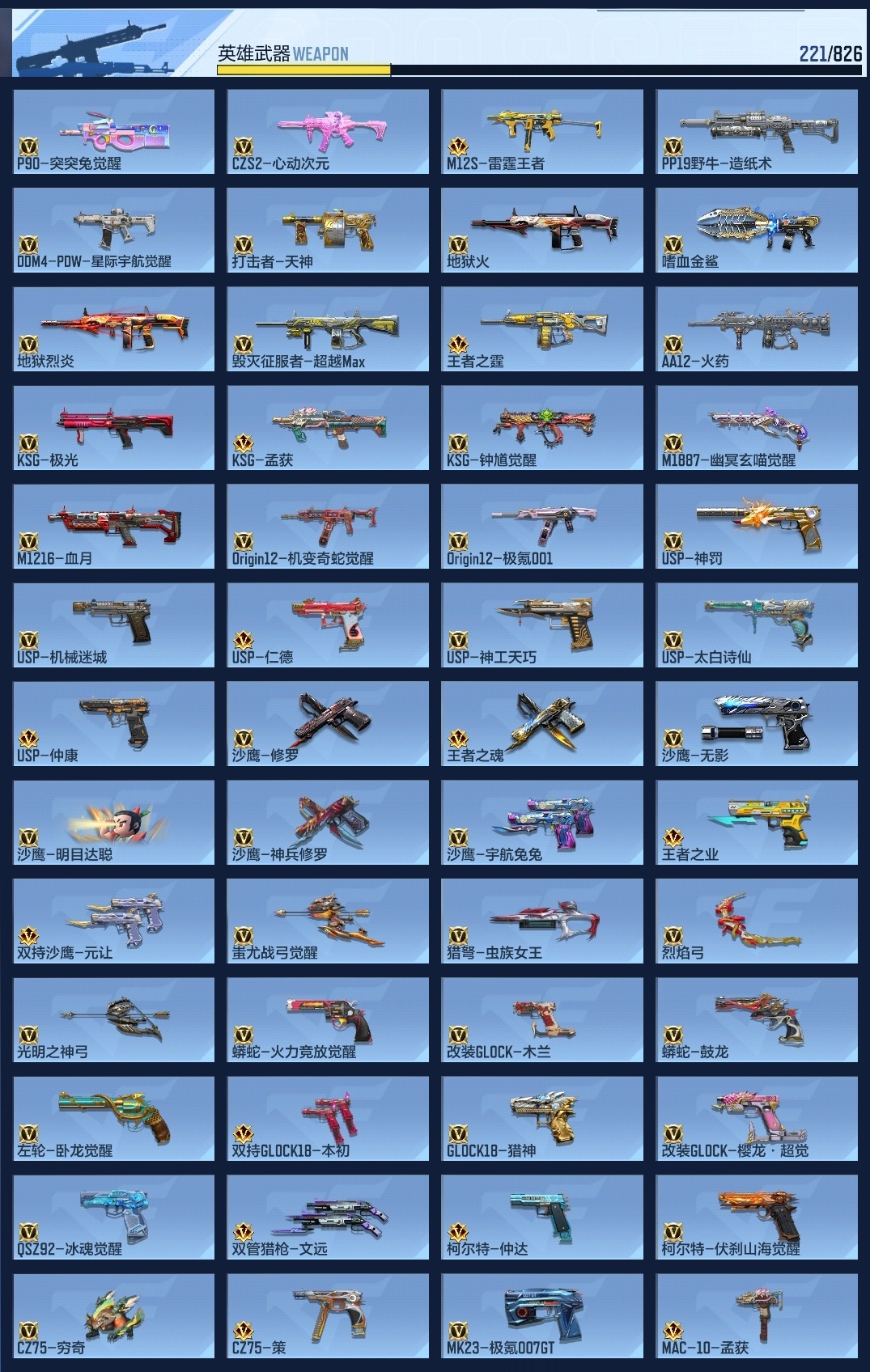 CFMWQ417483枪战王者账号详情图16