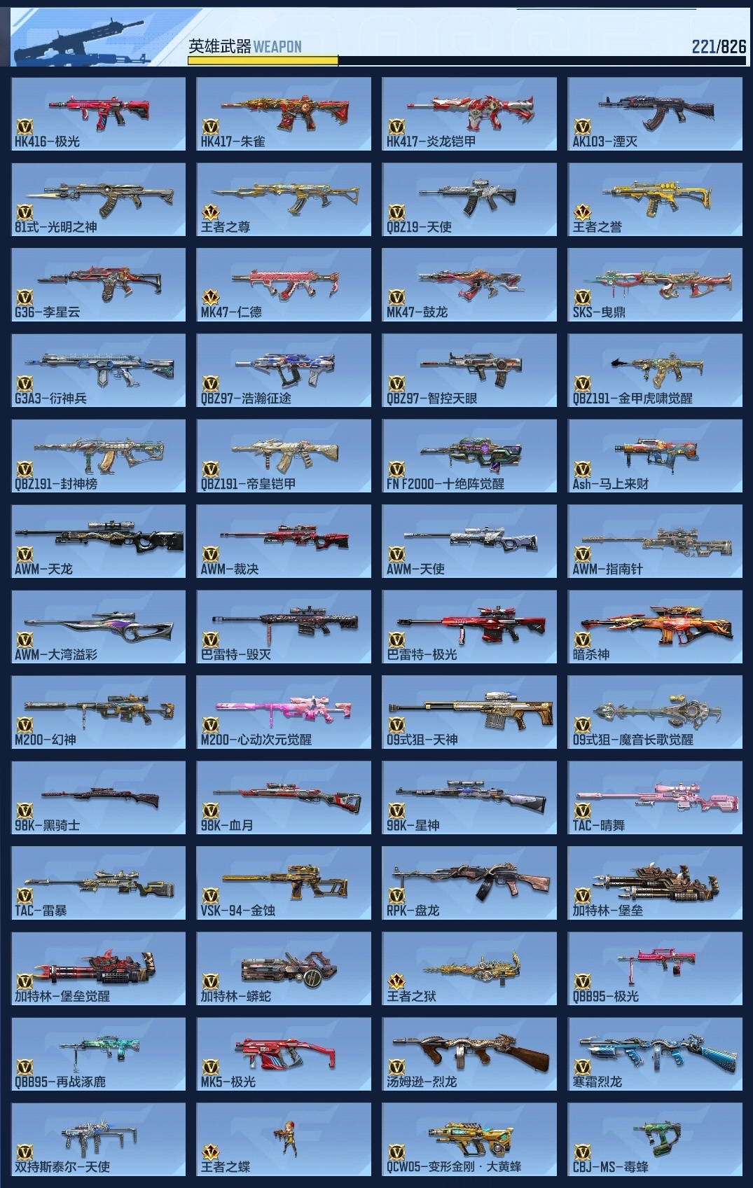 CFMWQ417483枪战王者账号详情图15