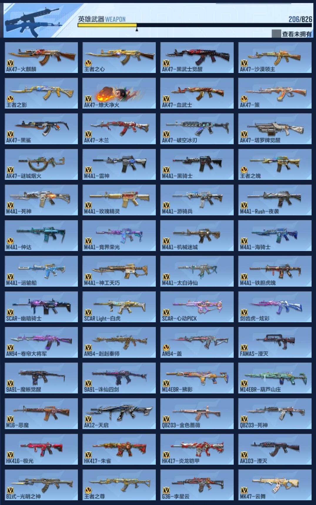 CFMWQ417567枪战王者账号详情图7