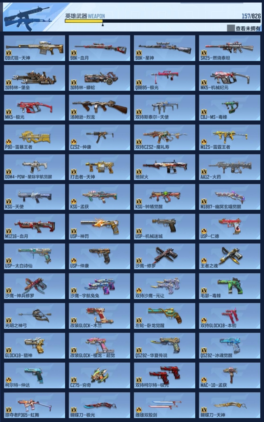 CFMWQ417564枪战王者账号详情图8