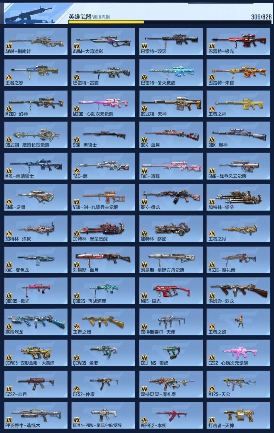 BZ1_653887 【极品满配爆破生化号-31王者-多万化-满屏三国套-7套王雷-奉先套-仁德套-仲达套-文远套-本初套-3COP】 V王者角色数0 王者V武器数量31 英雄武器数量306 音效卡