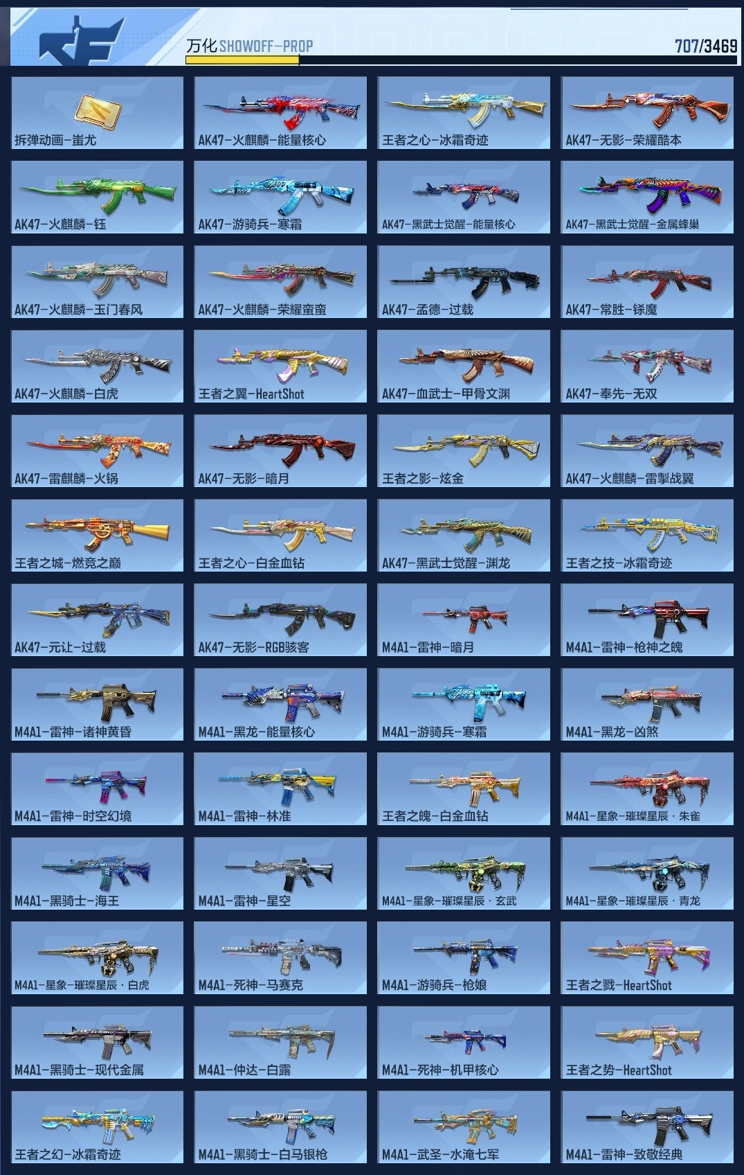 BZ774073 【极品v10-二十至尊86王者-紫电王力-随变王者之幻-王者多皮肤-王者零-钟小葵带帝皇侠-满屏全皮三国套装-爆破生化挑战全能】 王者V武器数量：64 英雄武器数量：446 万化数