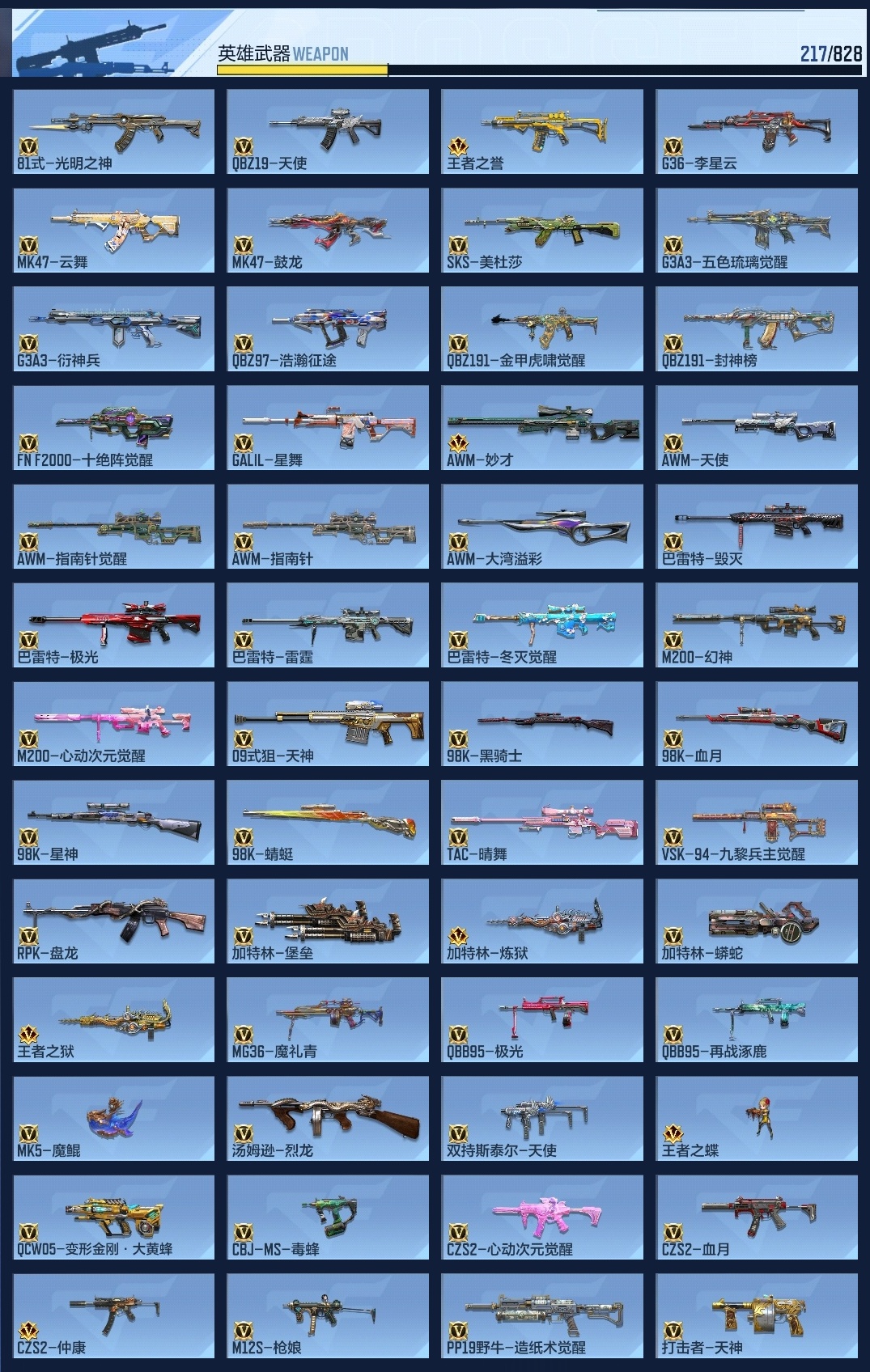 CFMZJY426204枪战王者账号详情图17