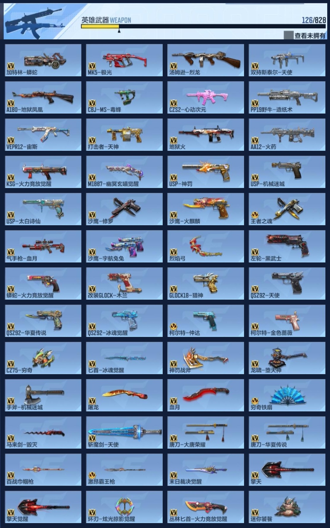 CFMZJY426357枪战王者账号详情图7