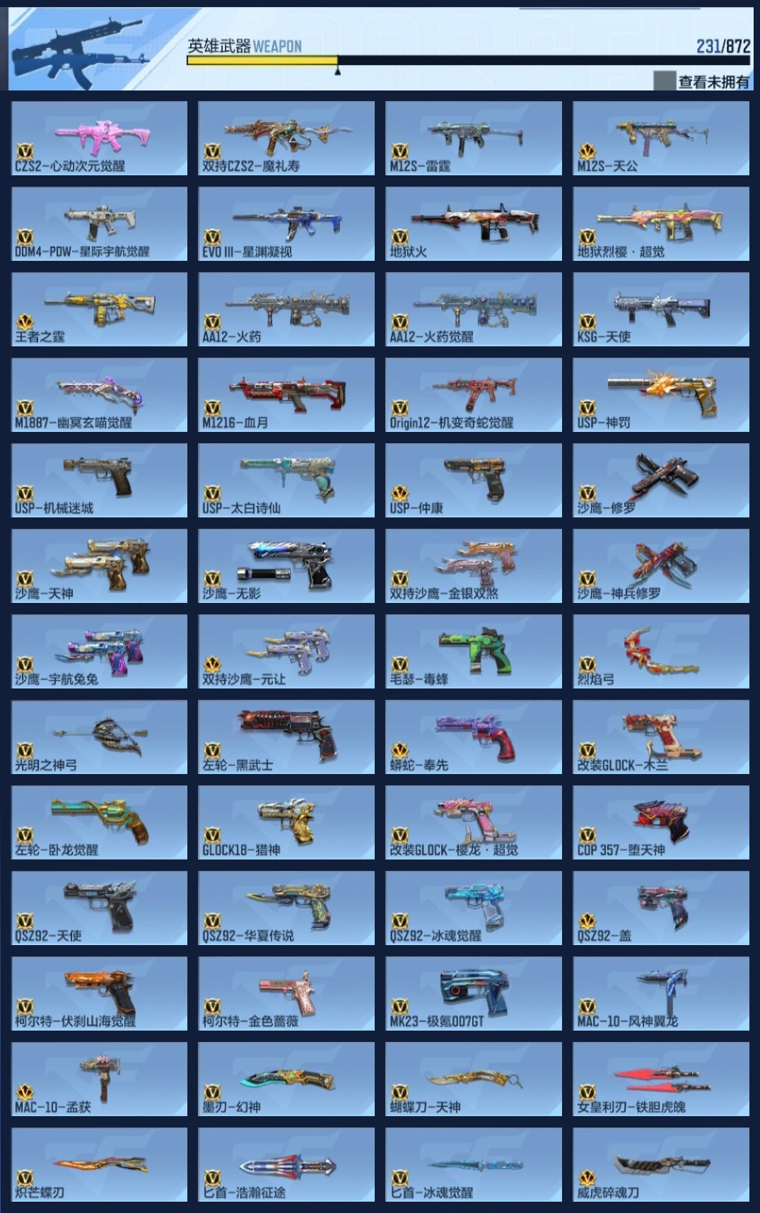 CFMZJY429597枪战王者账号详情图9