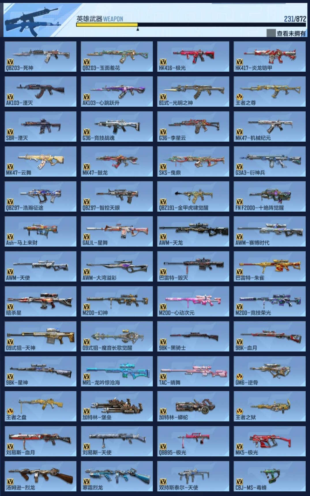 CFMZJY429597枪战王者账号详情图8