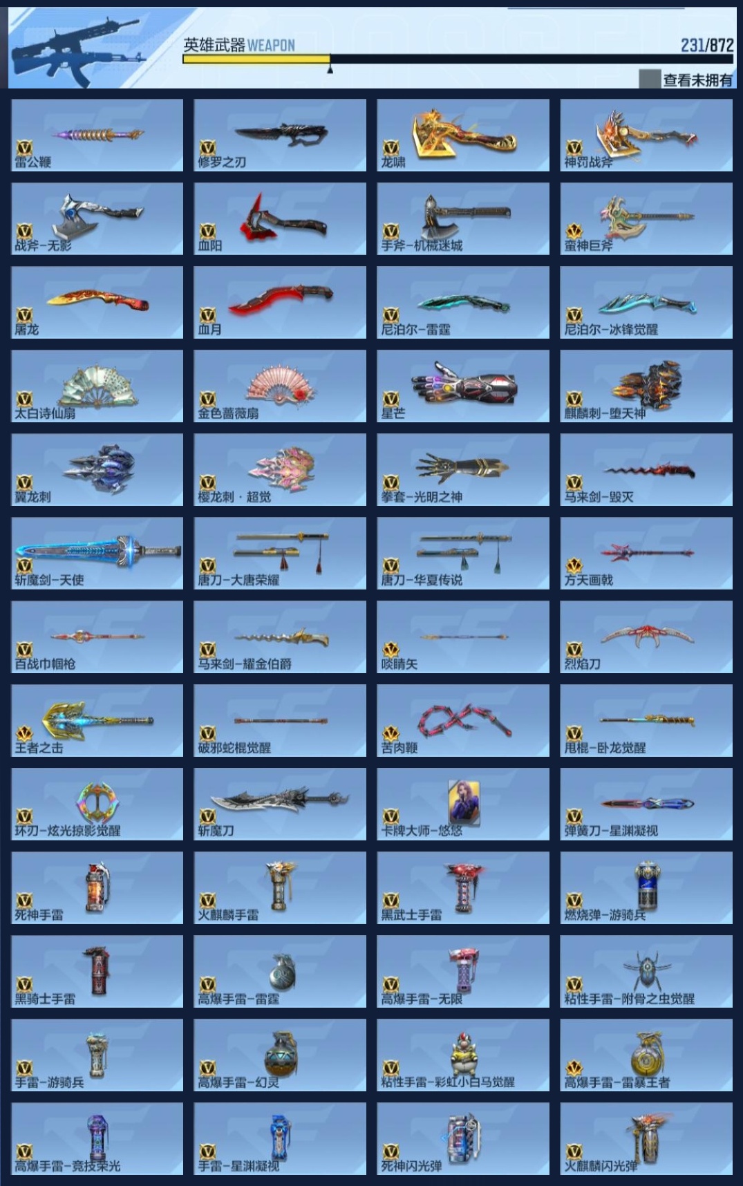 CFMZJY429597枪战王者账号详情图10