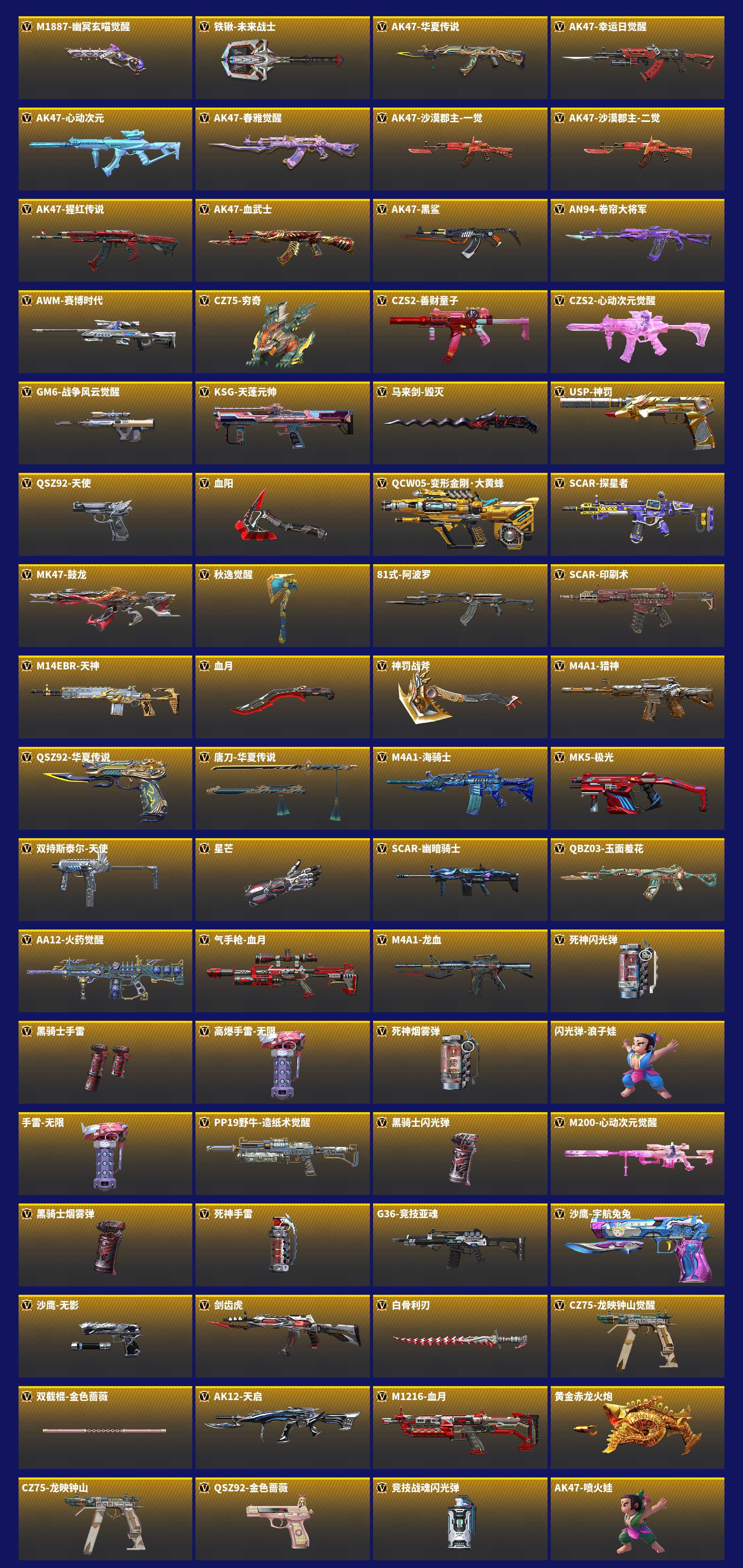 CFMZJY429695枪战王者账号详情图4