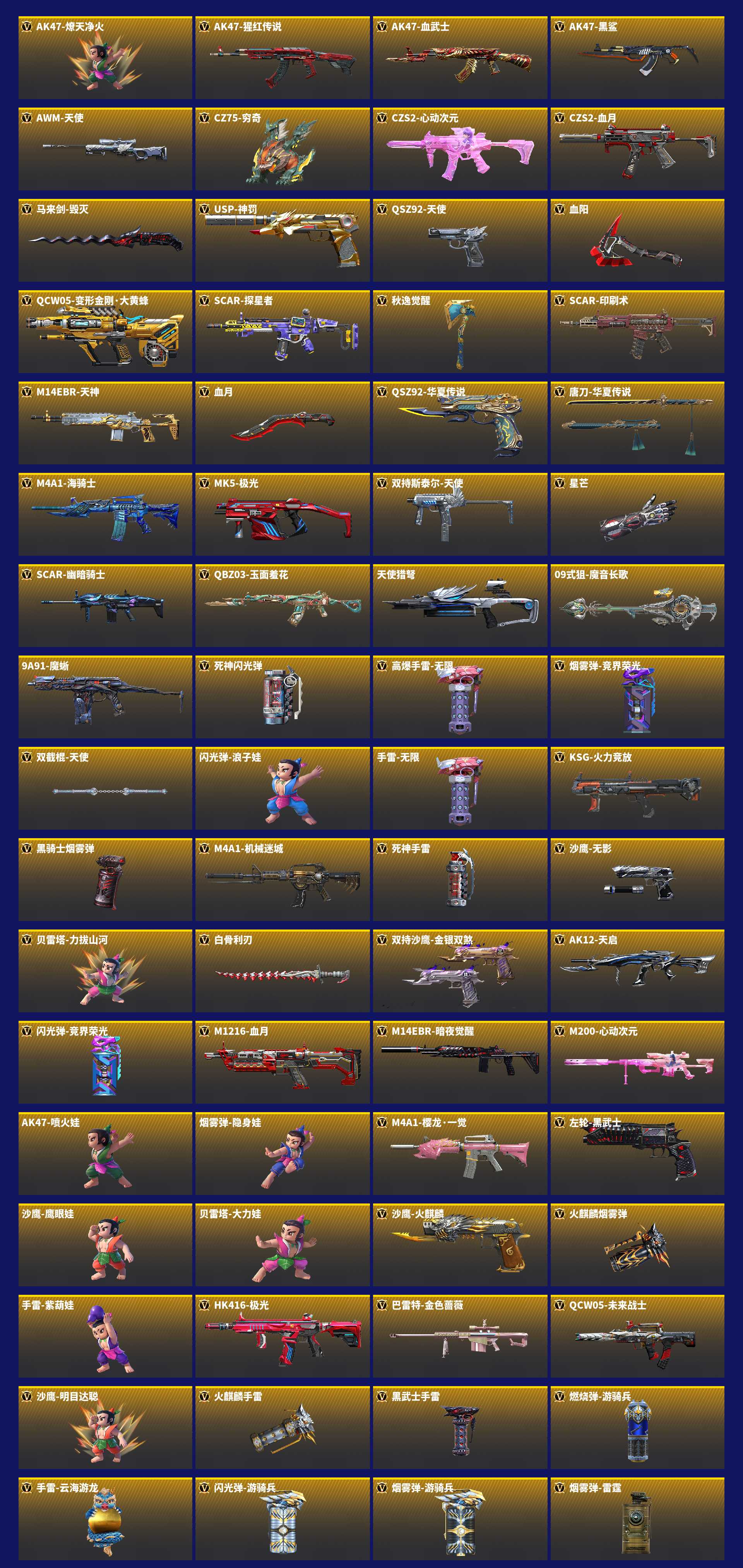 CFMZJY430162枪战王者账号详情图4