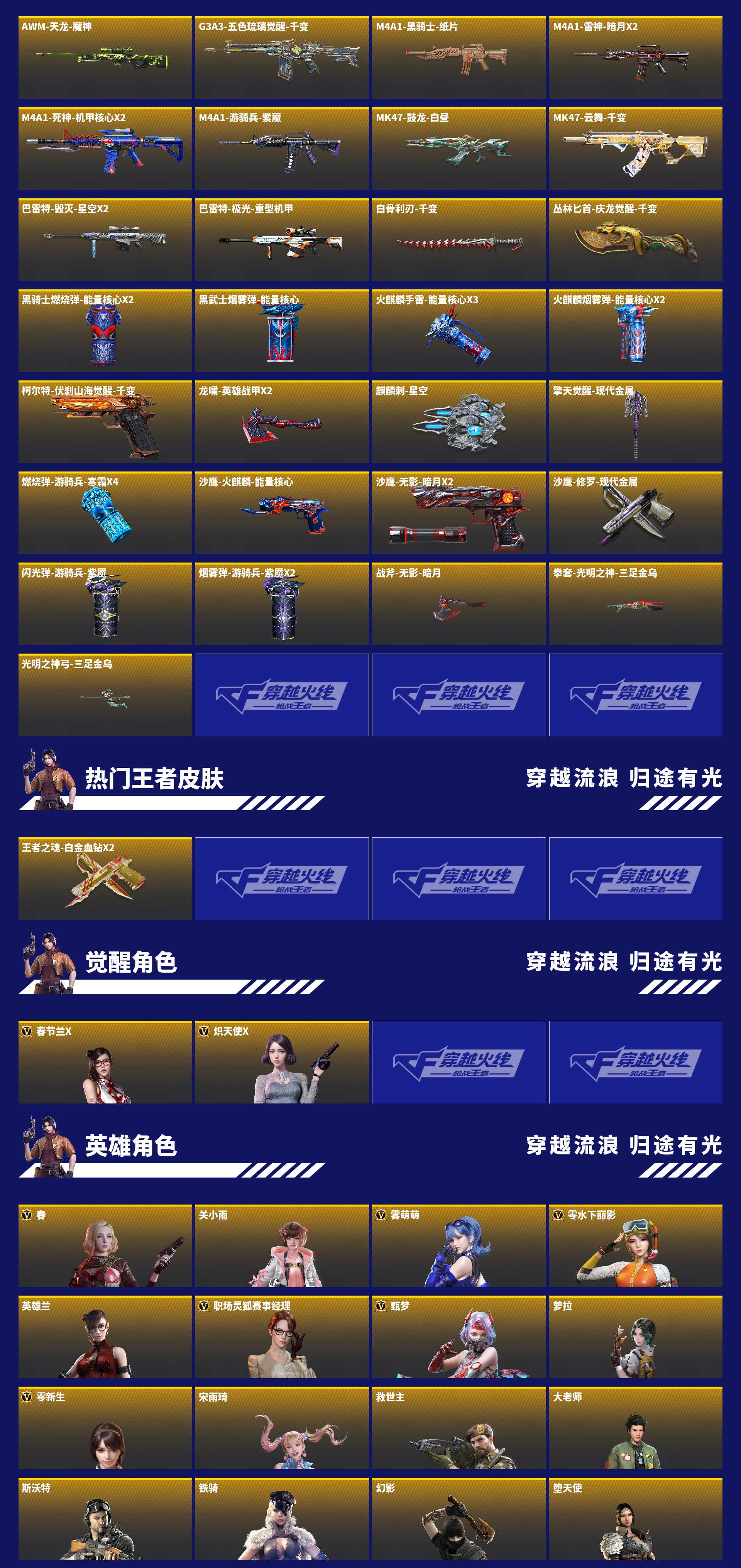 CFMZJY448650枪战王者账号详情图10
